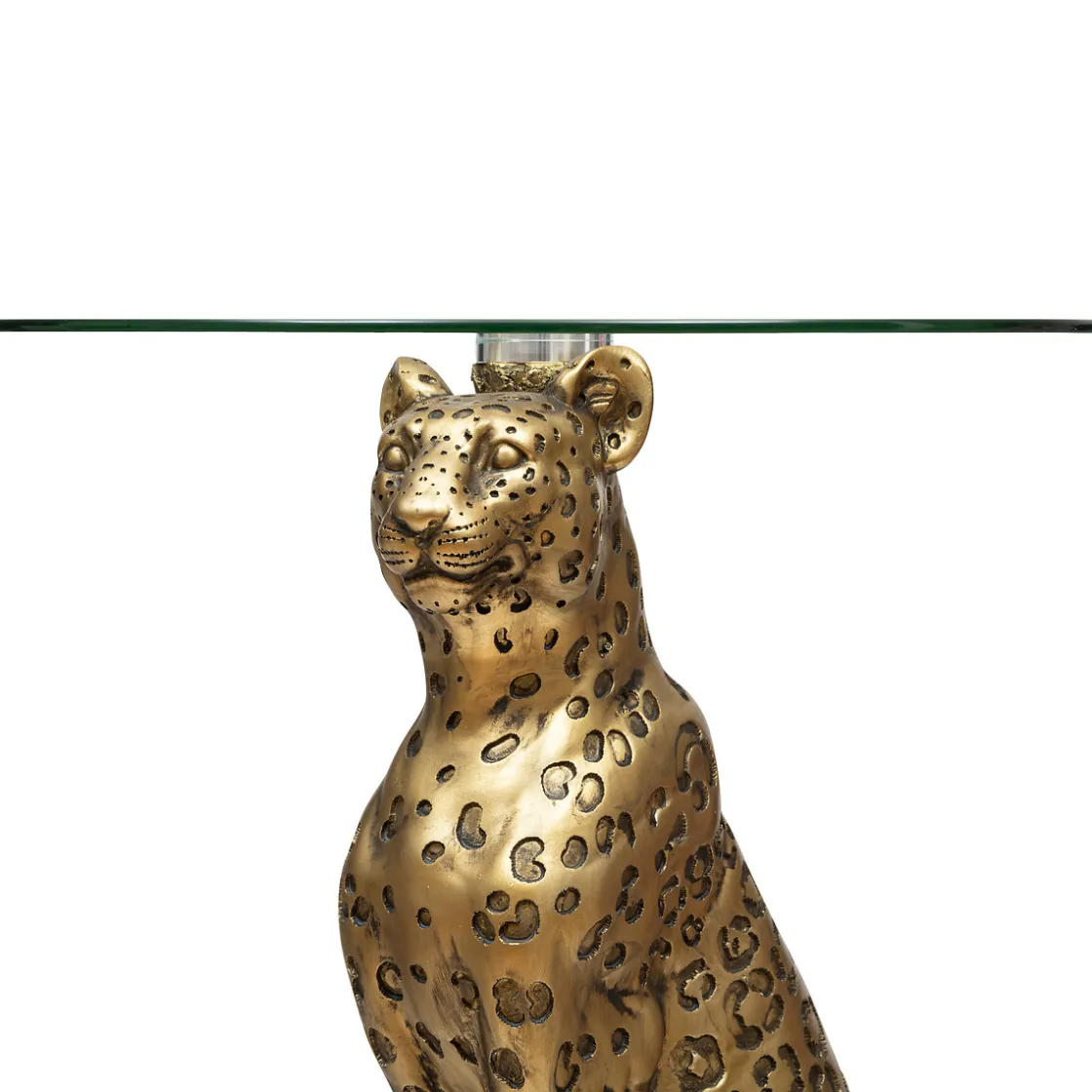atmosphera Mesas Bajas Y Auxiliares|Estilo Contemporaneo>Mesa Auxiliar Base Leopardo 40x52Cm