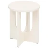 atmosphera Mesas Bajas Y Auxiliares|Estilo Contemporaneo>Mesa auxiliar BLOOM blanca de mdf 50.4x40x40cm