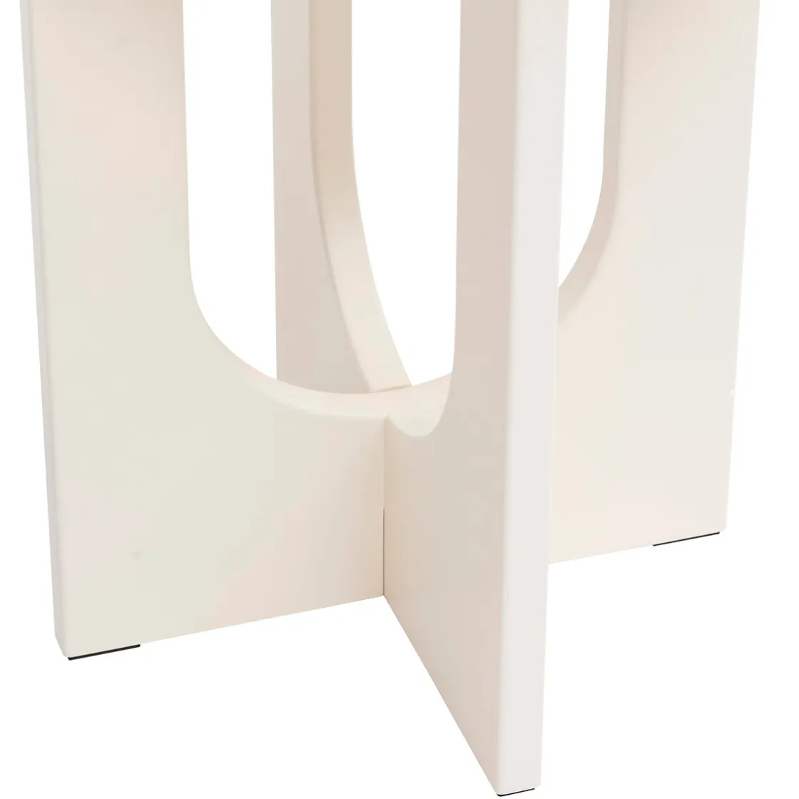 atmosphera Mesas Bajas Y Auxiliares|Estilo Contemporaneo>Mesa auxiliar BLOOM blanca de mdf 50.4x40x40cm
