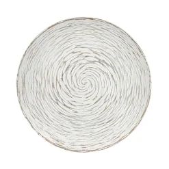 Mesas Bajas Y Auxiliares>Mesa auxiliar de madera tapa decoración espiral