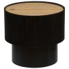 atmosphera Mesas Bajas Y Auxiliares|Estilo Contemporaneo>Mesa Auxiliar Enola Negra y Beige