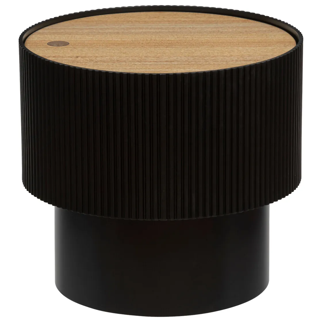 atmosphera Mesas Bajas Y Auxiliares|Estilo Contemporaneo>Mesa Auxiliar Enola Negra y Beige