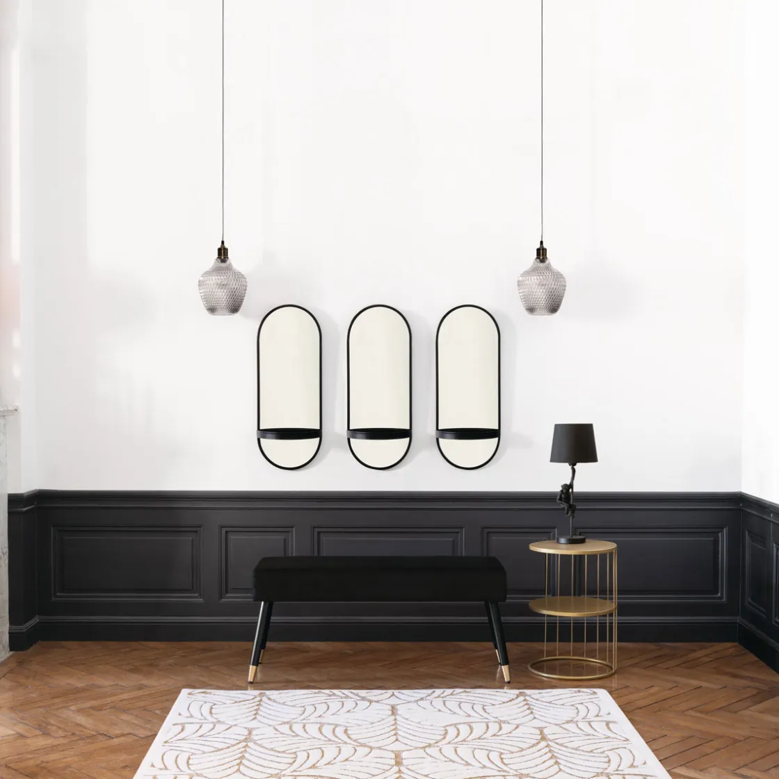 atmosphera Mesas Bajas Y Auxiliares|Estilo Contemporaneo>Mesa Auxiliar Kobu Dorada 36x52Cm