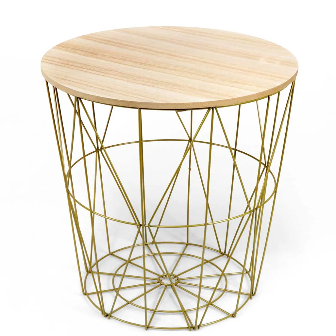 atmosphera Mesas Bajas Y Auxiliares|Estilo Contemporaneo>Mesa Auxiliar Kumi Mdf Metal 40x41Cm