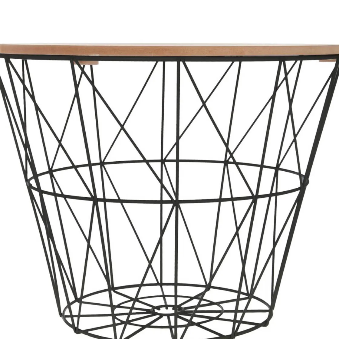 atmosphera Mesas Bajas Y Auxiliares|Estilo Contemporaneo>Mesa Auxiliar Kumi Mdf Metal 38x30.5Cm