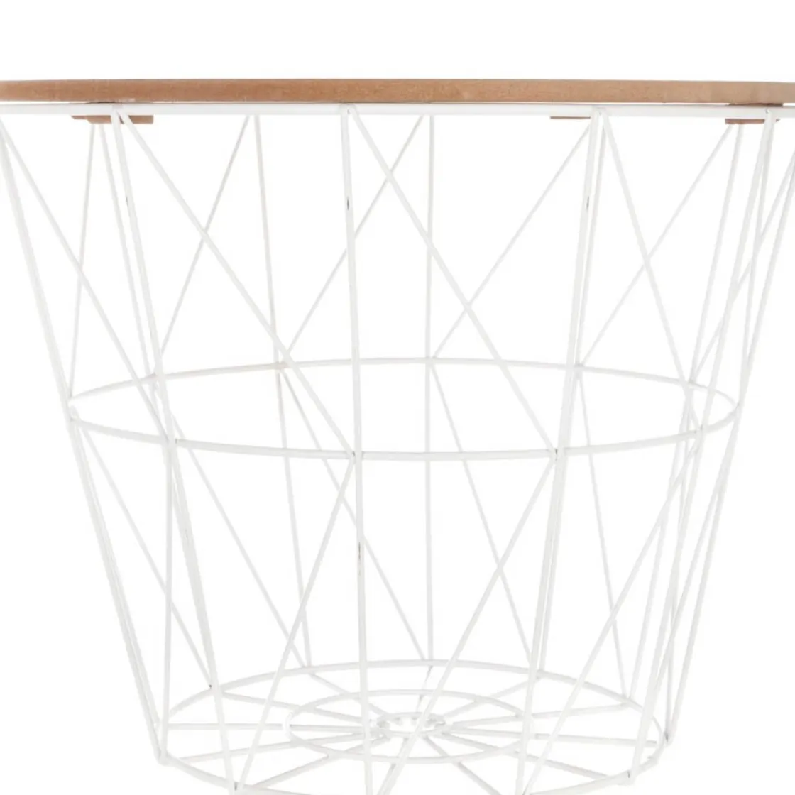 atmosphera Mesas Bajas Y Auxiliares|Estilo Contemporaneo>Mesa Auxiliar Kumi Mdf Metal 38x30.5Cm