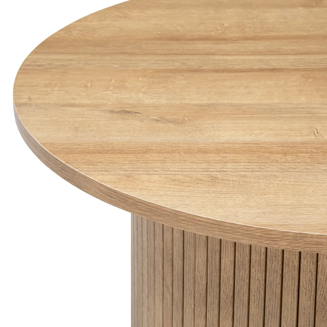 atmosphera Mesas Bajas Y Auxiliares|Estilo Contemporaneo>Mesa Auxiliar Redonda Beige Colva 40cm