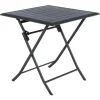 hespéride Mesas De Jardín>Mesa AZUA plegable gris grafito de aluminio