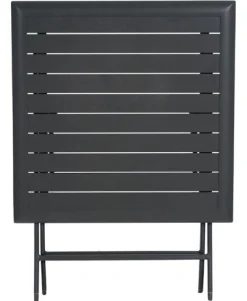 hespéride Mesas De Jardín>Mesa AZUA plegable gris grafito de aluminio