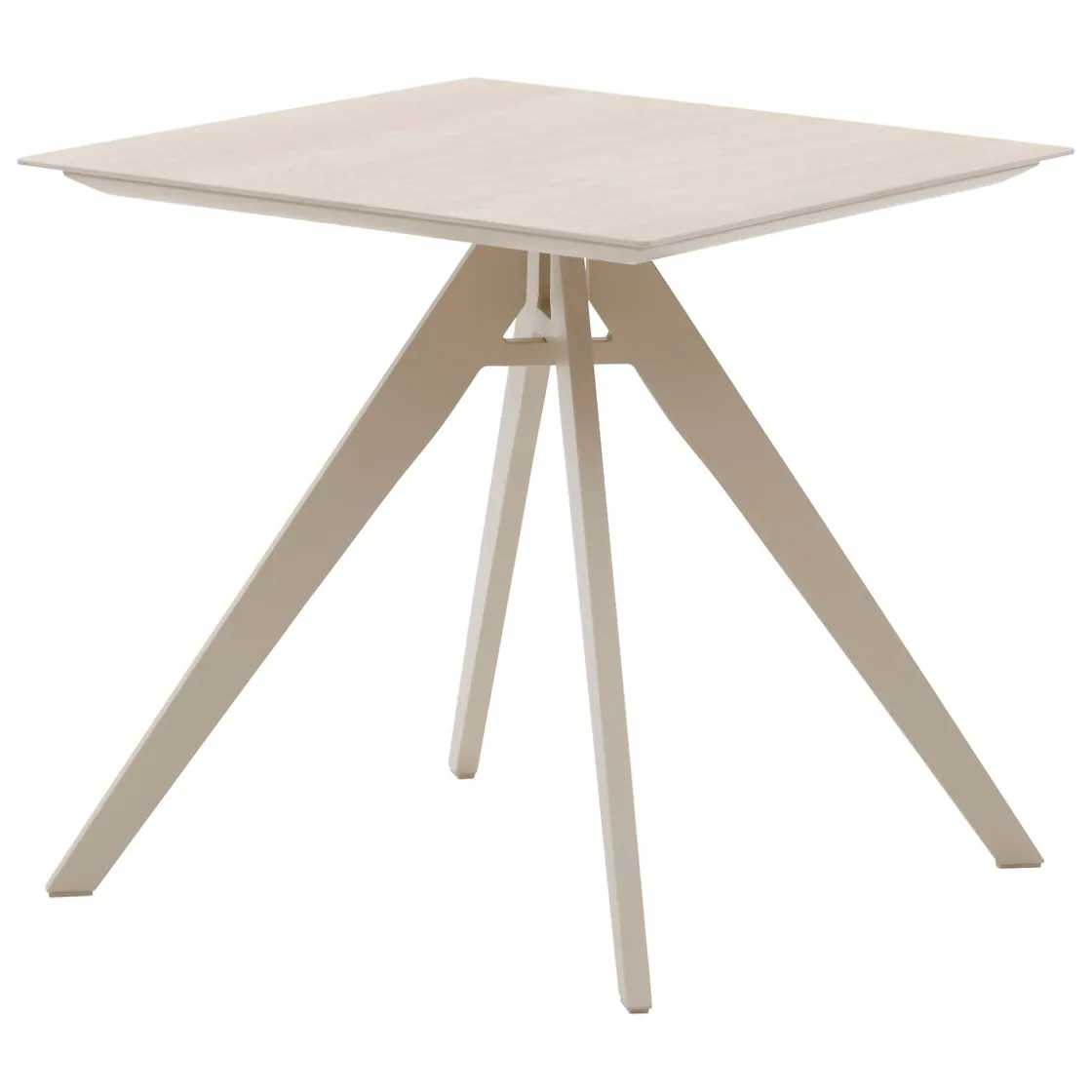 hespéride Mesas De Jardín>Mesa bistro exterior TERZANO de aluminio y piedra
