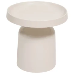 atmosphera Mesas Bajas Y Auxiliares>Mesa de centro ABADI crudo de metal 41x43cm