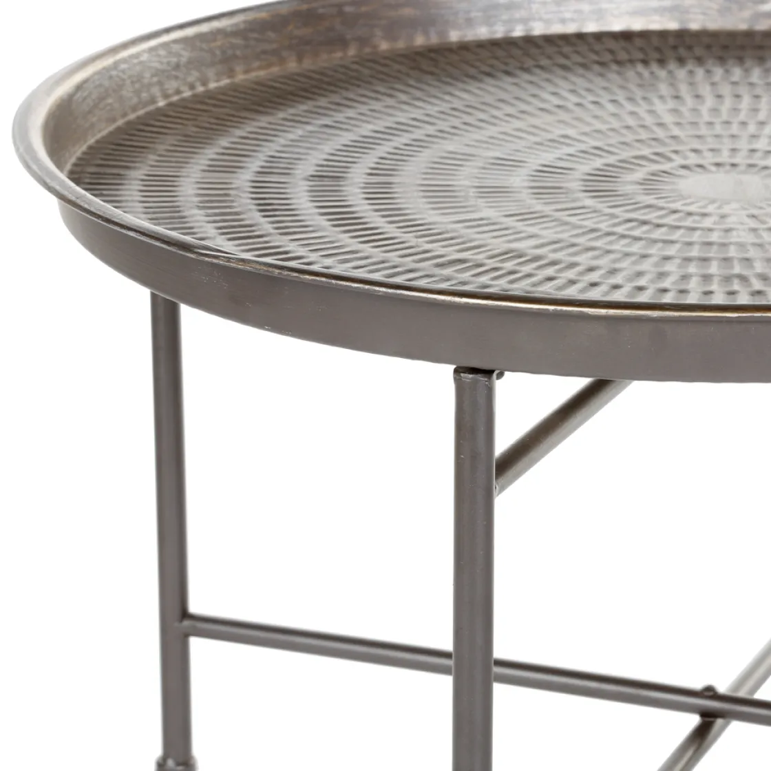 atmosphera Mesas Bajas Y Auxiliares>Mesa De Centro De Metal 65x65x39.5Cm