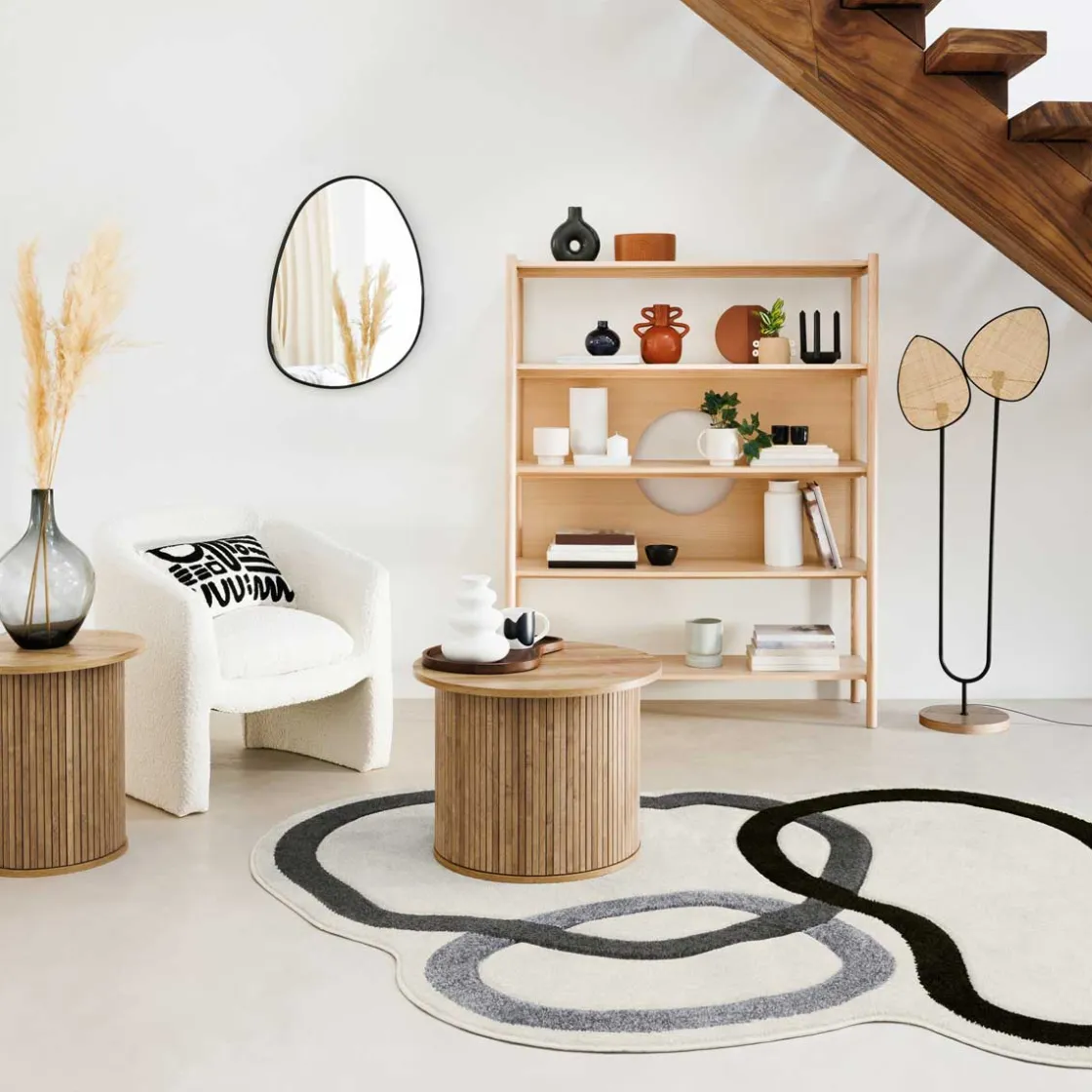 Mesas Bajas Y Auxiliares|Estilo Contemporaneo>Mesa De Centro Redonda Beige Colva 45cm