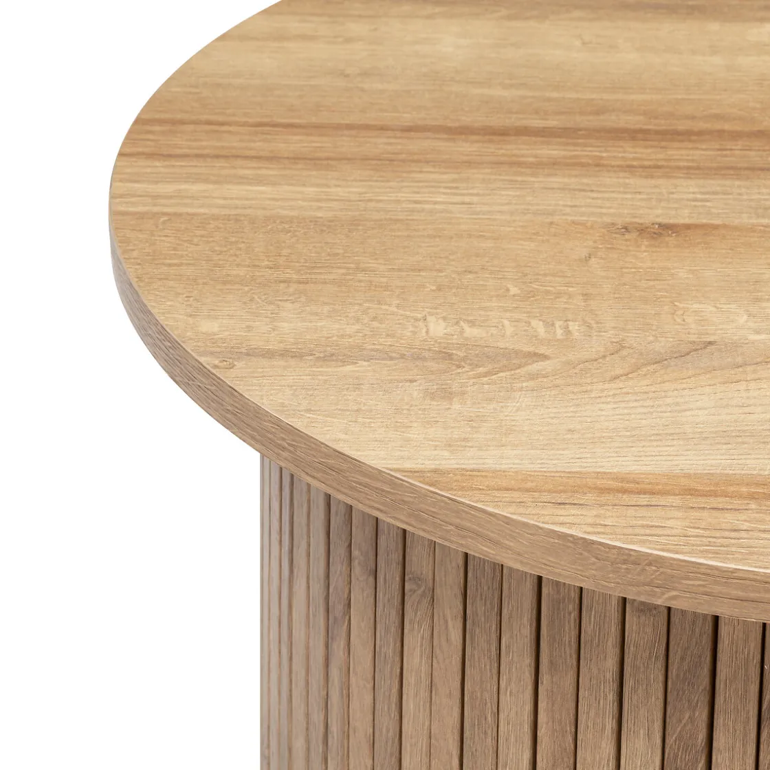 Mesas Bajas Y Auxiliares|Estilo Contemporaneo>Mesa De Centro Redonda Beige Colva 45cm