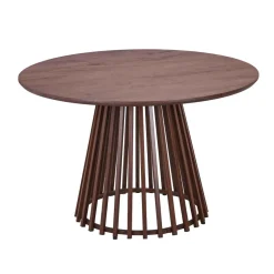Mesas Para Comer|Estilo Contemporaneo>Mesa de comedor ALBITA marrón de mdf 120cm