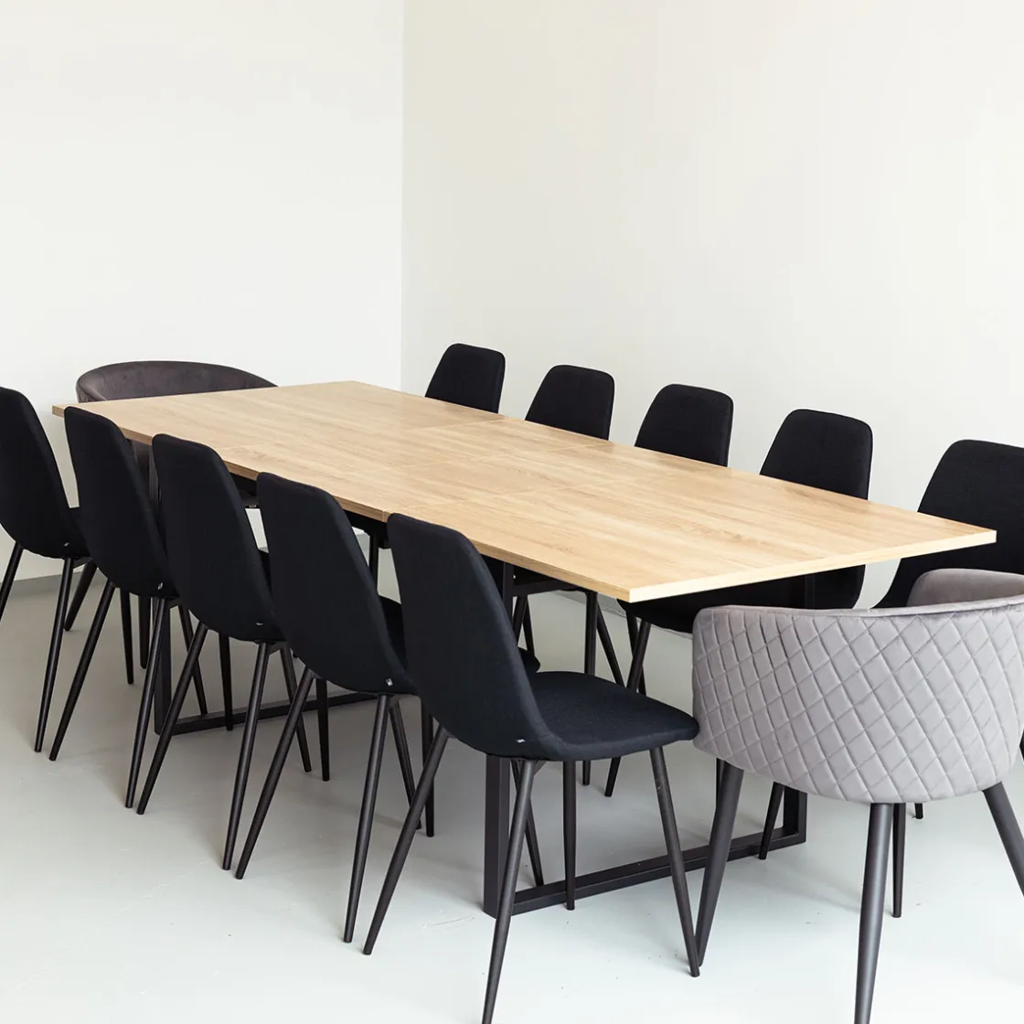 5five Mesas Para Comer|Estilo Industrial>Mesa de comedor ALIAJ extensible de mdf y metal