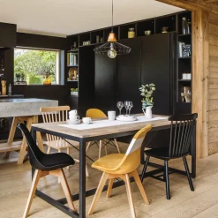 atmosphera Mesas Para Comer|Estilo Industrial>Mesa De Comedor Edena Metal 180x90x75Cm