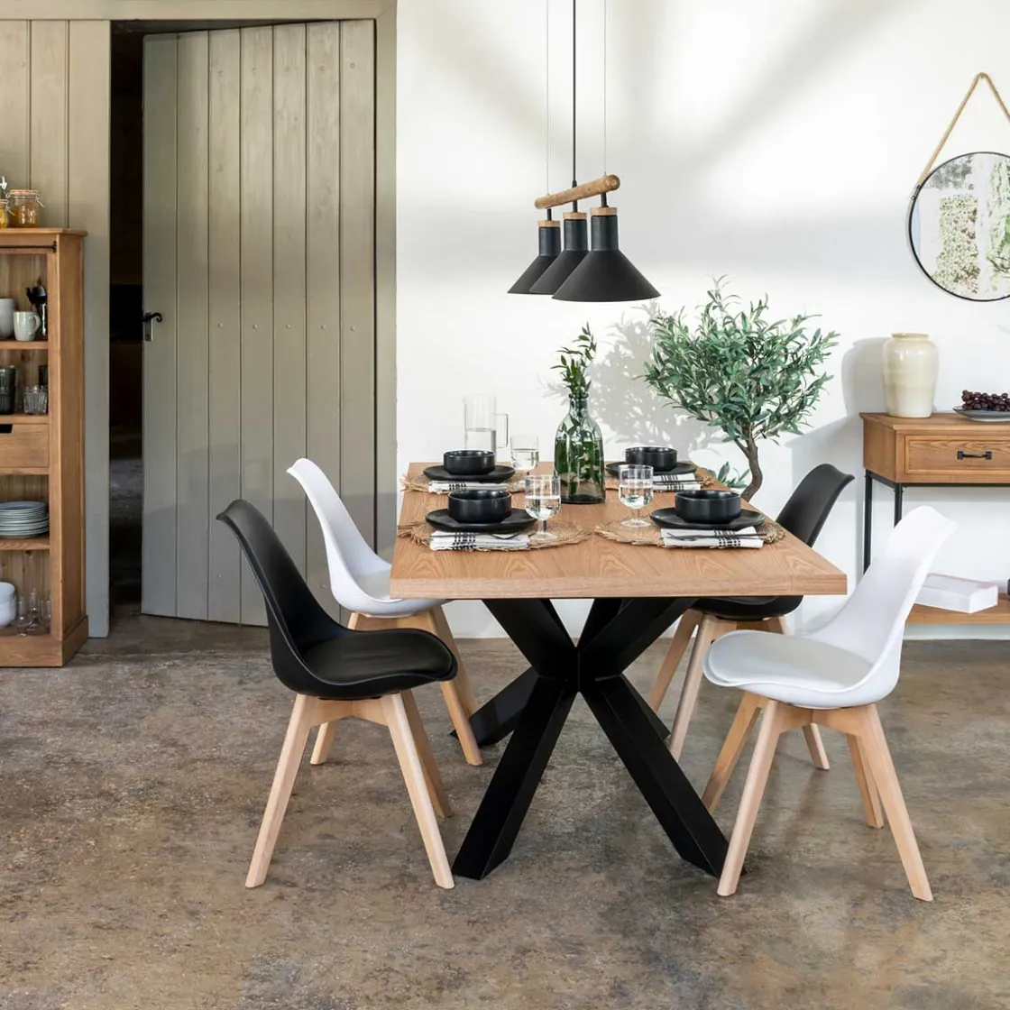 atmosphera Mesas Para Comer|Estilo Étnico>Mesa De Comedor Exten. 180-220x90Cmx76Cm