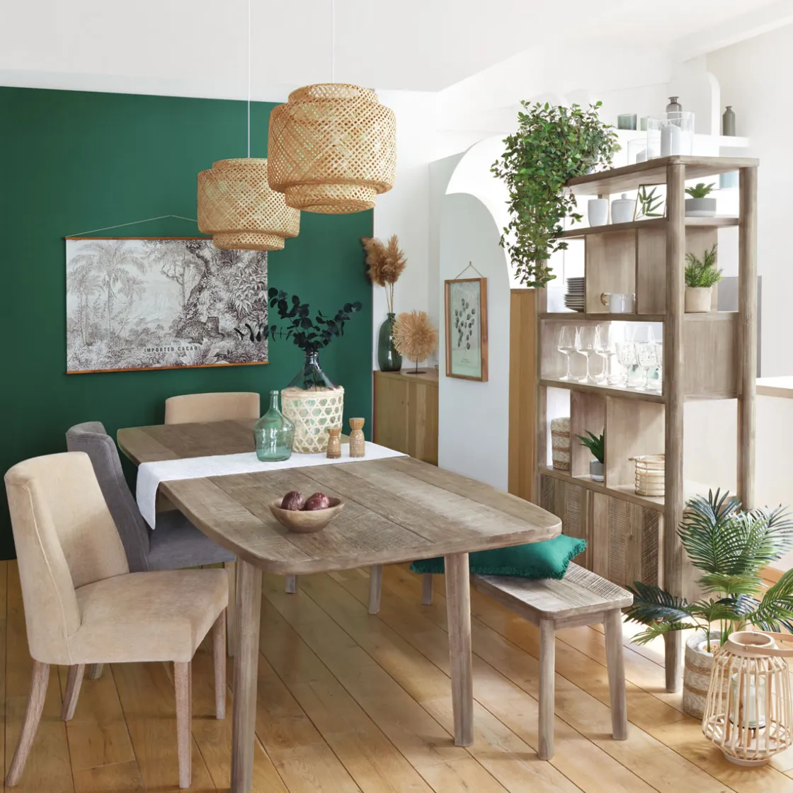 atmosphera Mesas Para Comer|Estilo Industrial>Mesa De Comedor Exten. 180-260x86x77Cm