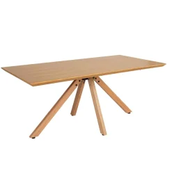 Mesas Para Comer|Estilo Rústico>Mesa de comedor RAVENA beige de mdf