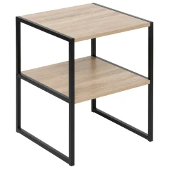 5five Mesas Bajas Y Auxiliares>Mesa de noche de mdf y metal ALIAJ