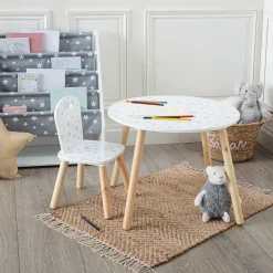 atmosphera4kids Montessori>Mesa Douceur Blanca C/Estrellas 60Cm