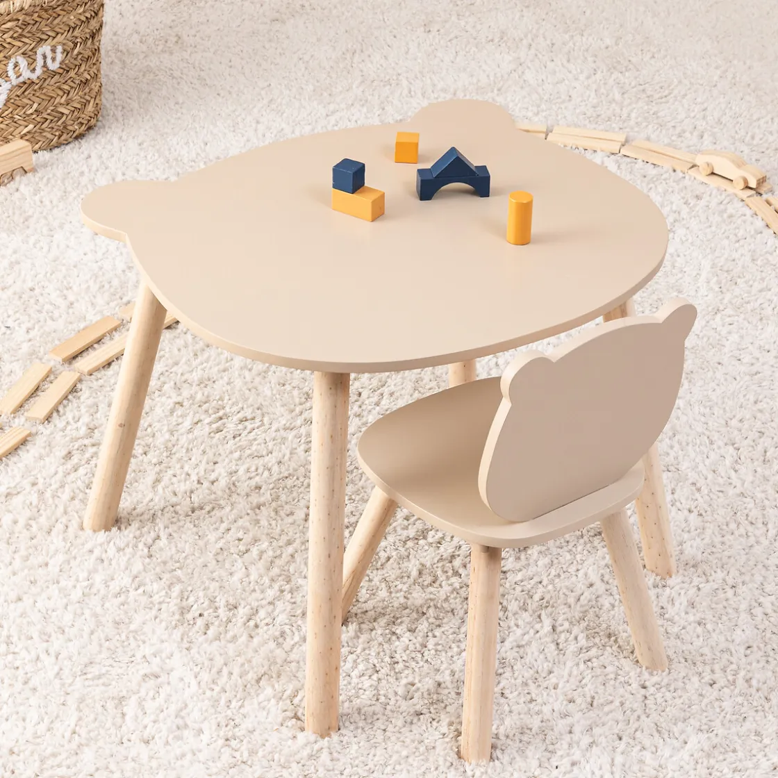 atmosphera4kids Mobiliario>Mesa Douceur Osito Marrón