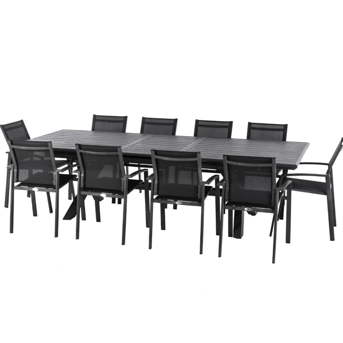 hespéride Mesas De Jardín>Mesa extensible AXIOME gris ardósia 220-279cm