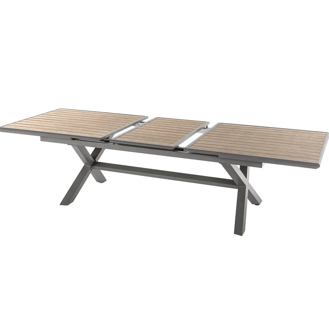 hespéride Mesas De Jardín>Mesa extensible AXIOME praline y honey 220-279cm