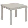 hespéride Mesas De Jardín>Mesa extensible PIAZZA argile 90-180cm