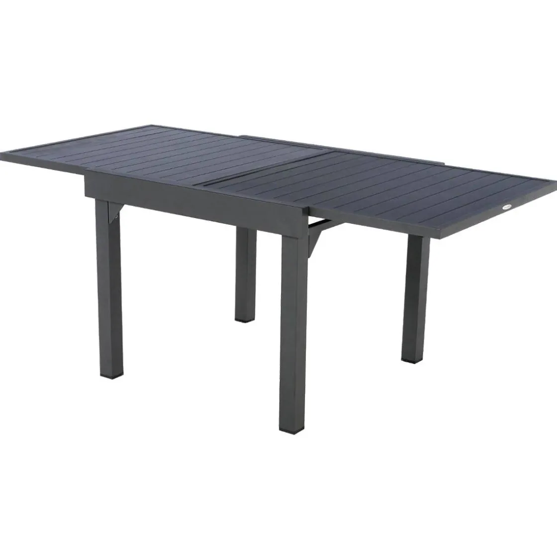 hespéride Mesas De Jardín>Mesa extensible PIAZZA gris graphite 90-180cm