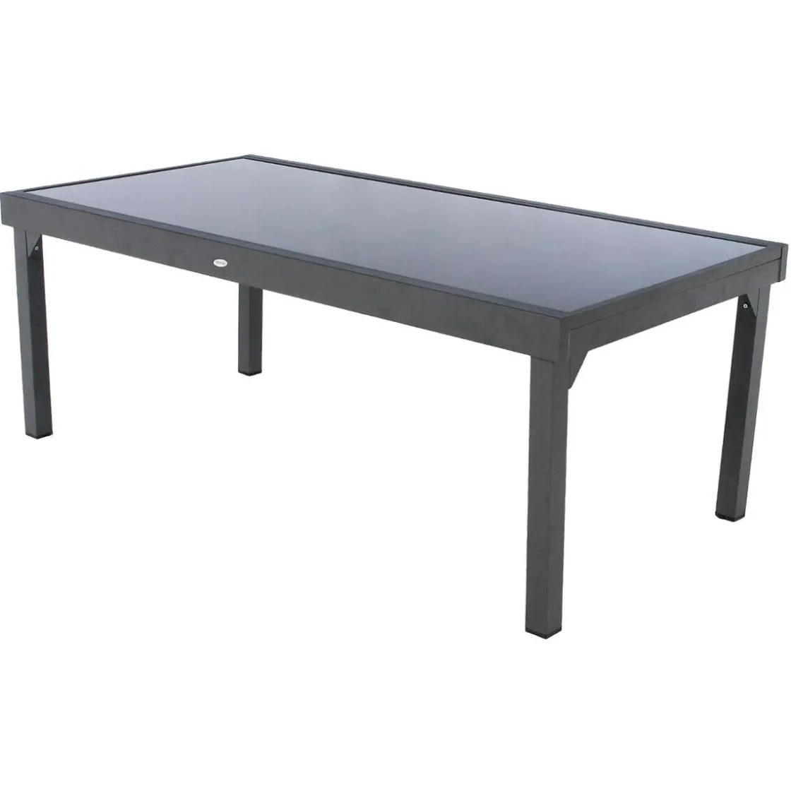 hespéride Mesas De Jardín>Mesa extensible PIAZZA gris graphite 200-320cm