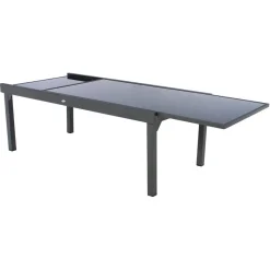 hespéride Mesas De Jardín>Mesa extensible PIAZZA gris graphite 200-320cm