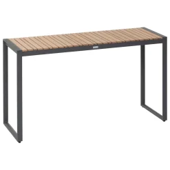 hespéride Mesas De Jardín>Mesa LENSIA de aluminio y madera eucalipto