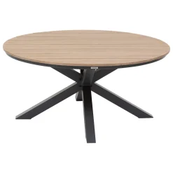 hespéride Mesas De Jardín>Mesa ORIENGO redonda graphite de madera acacia