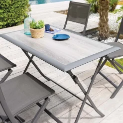 hespéride Mesas De Jardín>Mesa plegable AZUA de aluminio