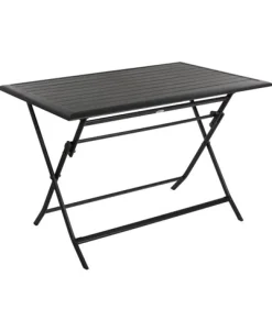 hespéride Mesas De Jardín>Mesa plegable AZUA gris grafito