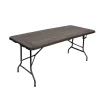 Mesas De Jardín>Mesa plegable gris