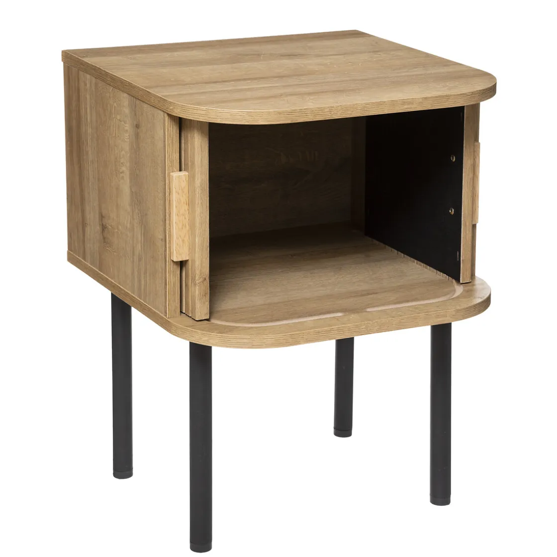 atmosphera Mesas Bajas Y Auxiliares|Estilo Contemporaneo>Mesita De Noche Beige Colva