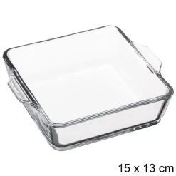 secret d'gourmet Bandejas Y Platos Para Horno>Mini Fuente De Vidrio Cuad. 15Cm