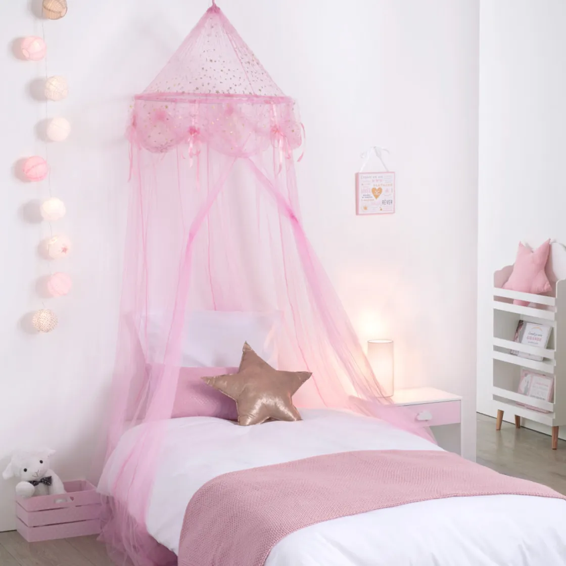 atmosphera4kids Téxtil>Mosquitero demoiselle rosa