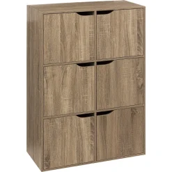 Muebles Y Carros De Apoyo>Mueble Almacenaje C/6 Cajas 67X32X100.5