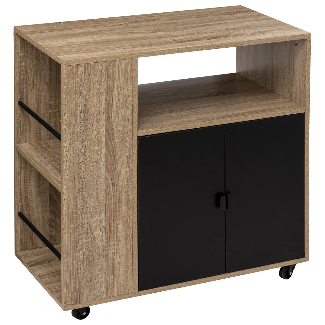5five Muebles Y Carros De Apoyo>Mueble Auxiliar De 2 Puertas 76x40x80Cm