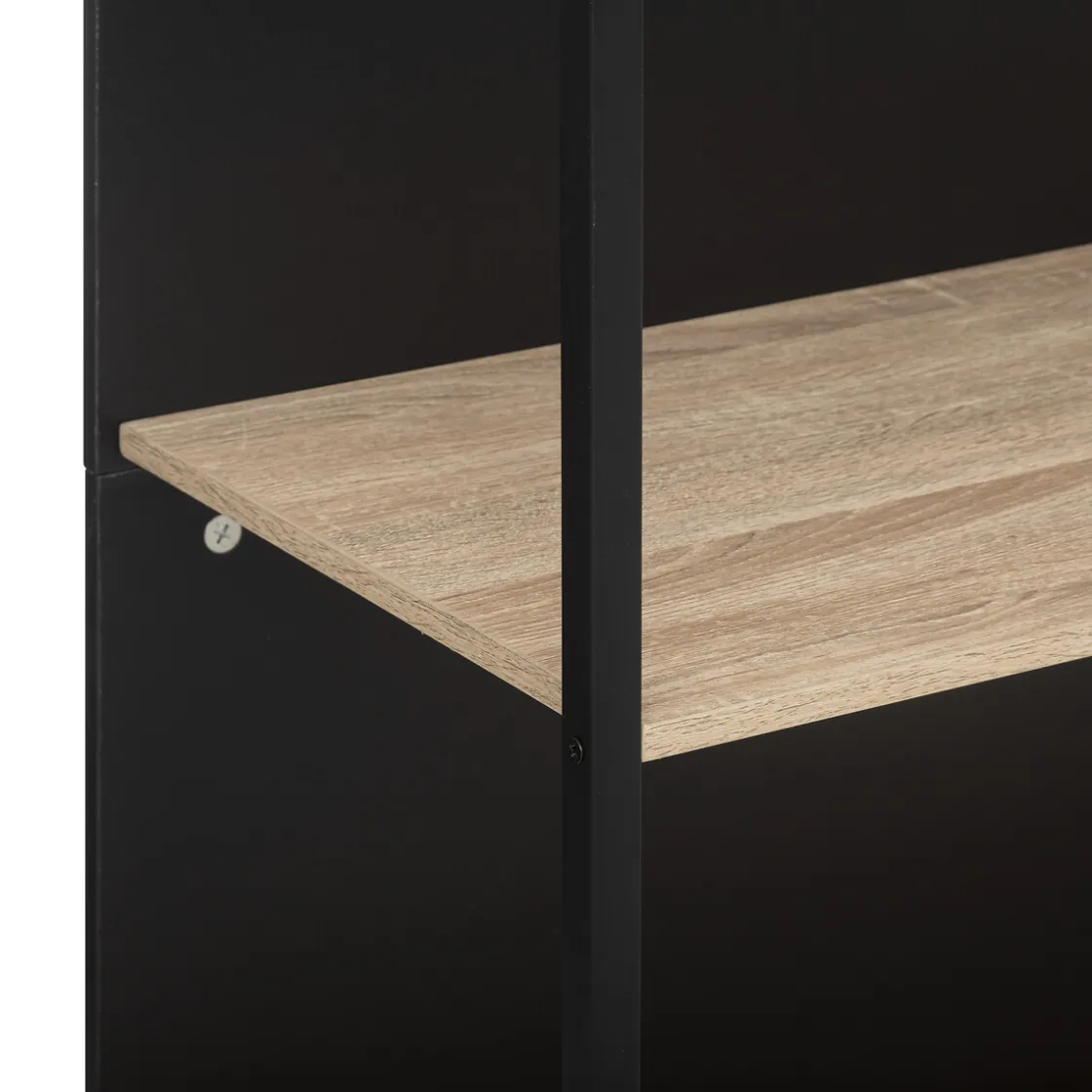 5five Muebles Y Carros De Apoyo>Mueble auxiliar marrón y negro ALIAJ