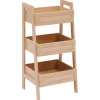 5five Muebles Con Lavabo Y Auxiliares>Mueble auxiliar wc con 3 estantes beige