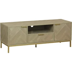 Muebles Y Carros De Apoyo|Estilo Contemporaneo>Mueble de tv CHEVRON beige de mdf