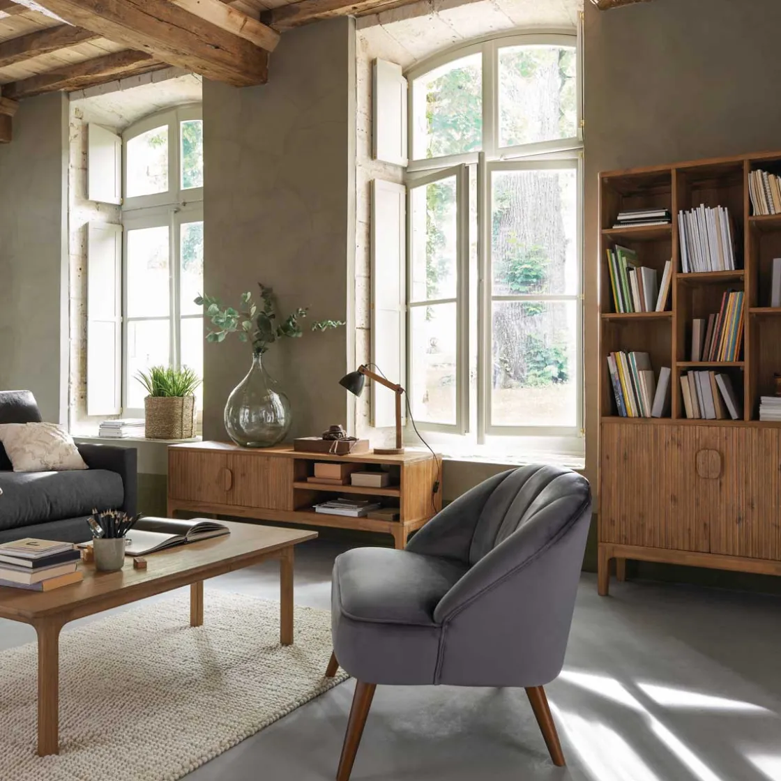 atmosphera Muebles Y Carros De Apoyo|Estilo Rústico>Mueble de tv SABOR marrón de madera acacia