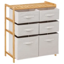 5five Muebles Con Lavabo Y Auxiliares>Mueble Para Baño Con 6 Cajones