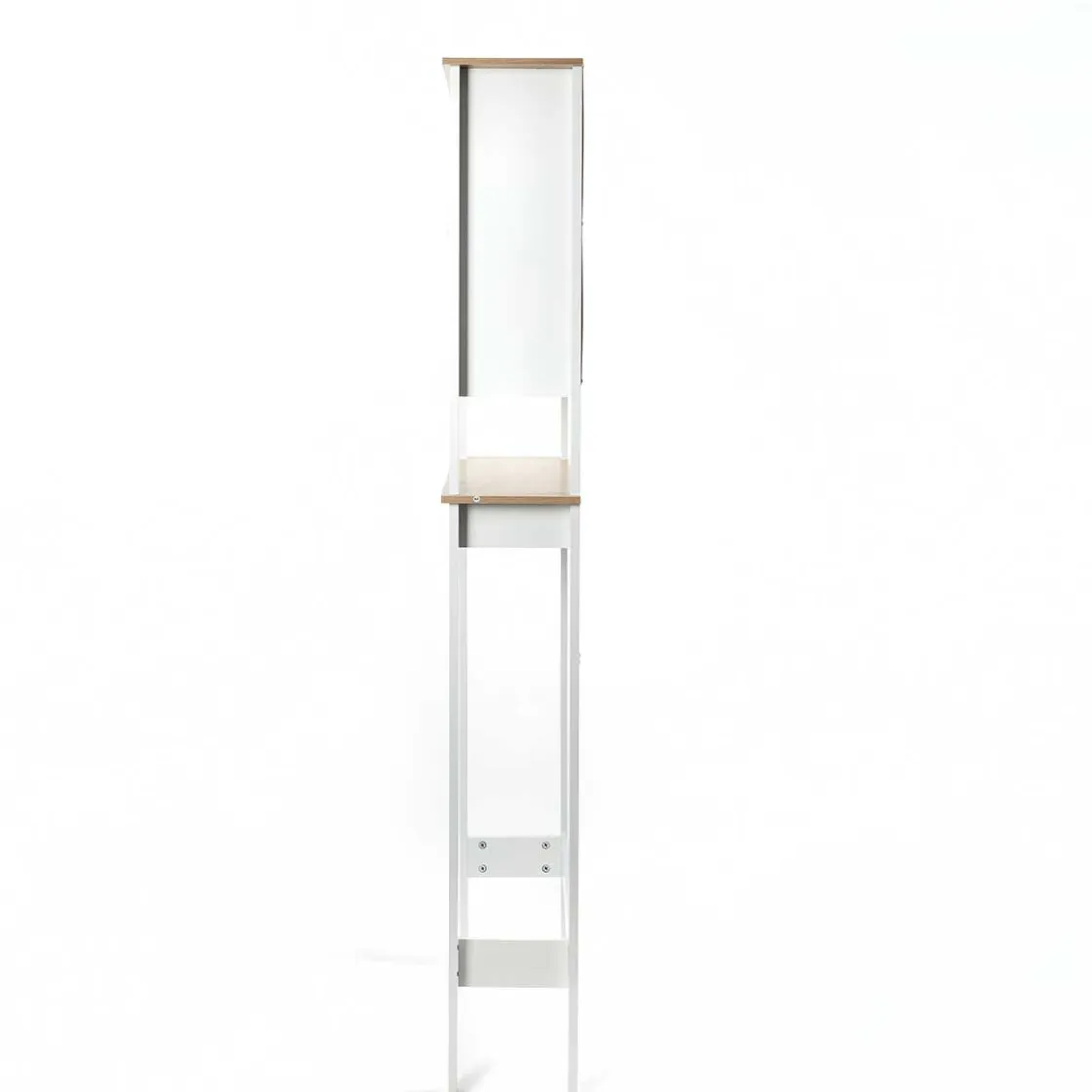 Muebles Con Lavabo Y Auxiliares>Mueble para baño wc DENVER blanco y marrón 173cm