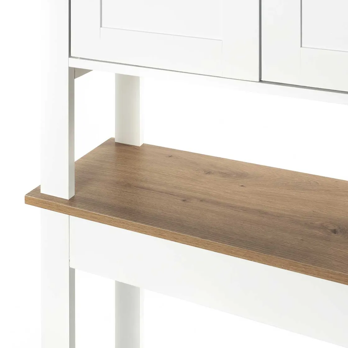 Muebles Con Lavabo Y Auxiliares>Mueble para baño wc DENVER blanco y marrón 173cm